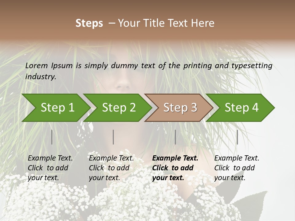Woman Eco Girl PowerPoint Template