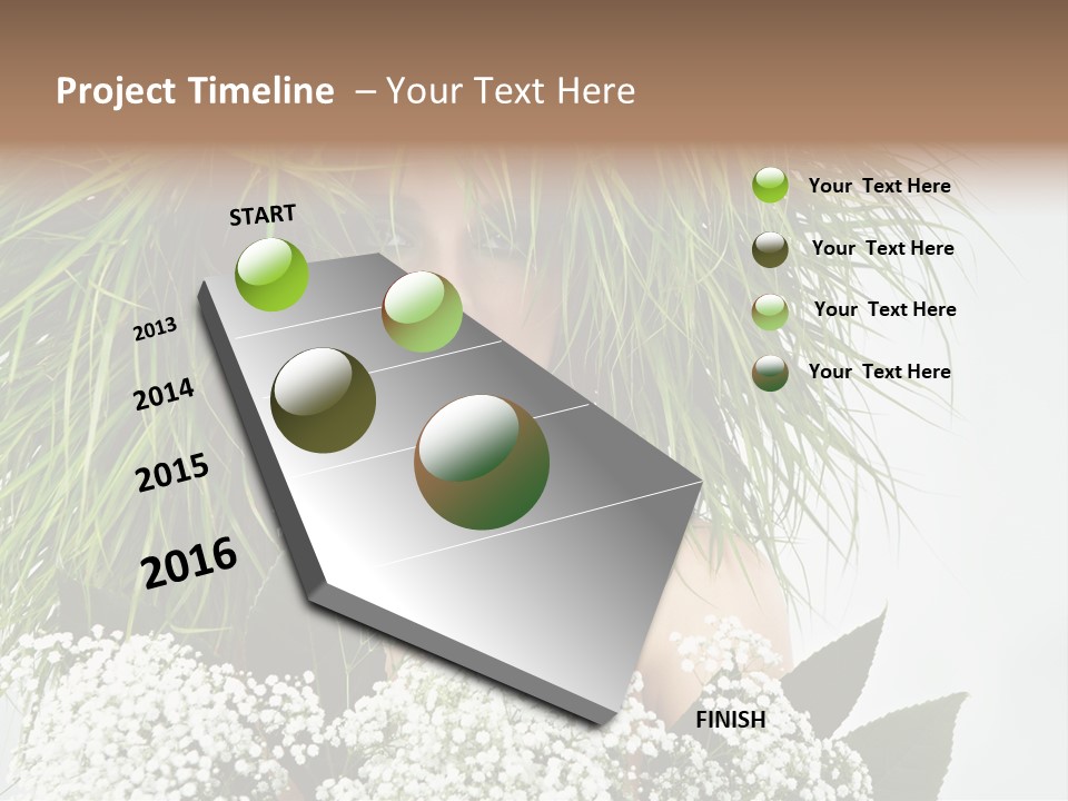 Woman Eco Girl PowerPoint Template