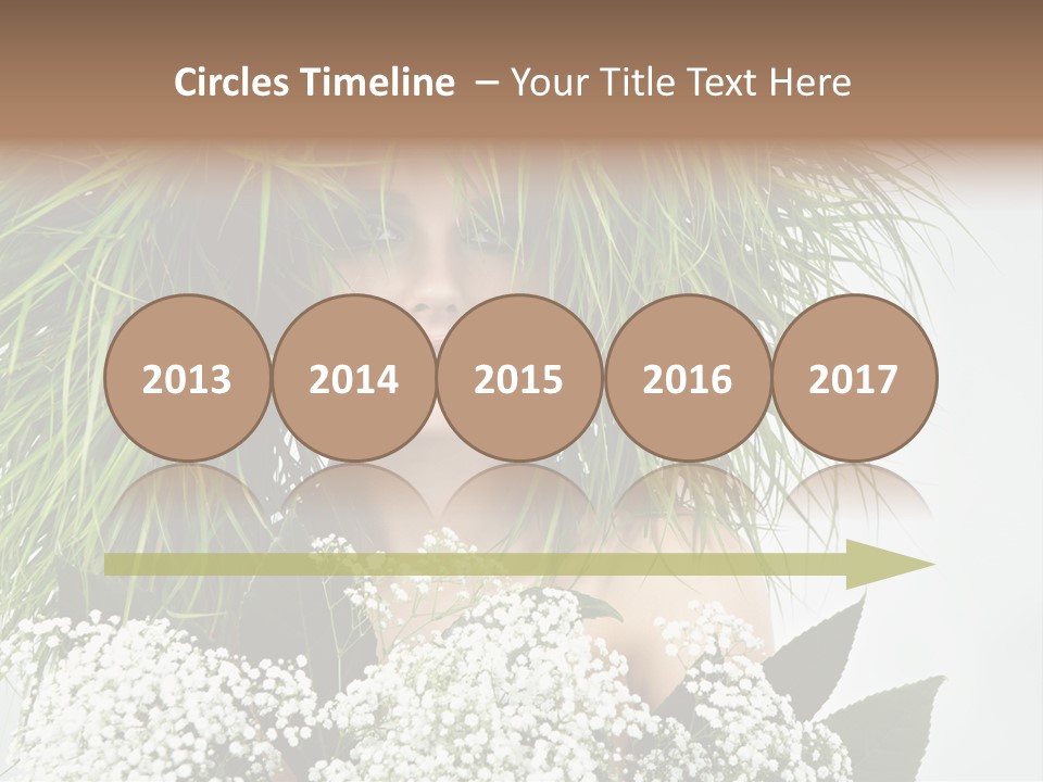 Woman Eco Girl PowerPoint Template