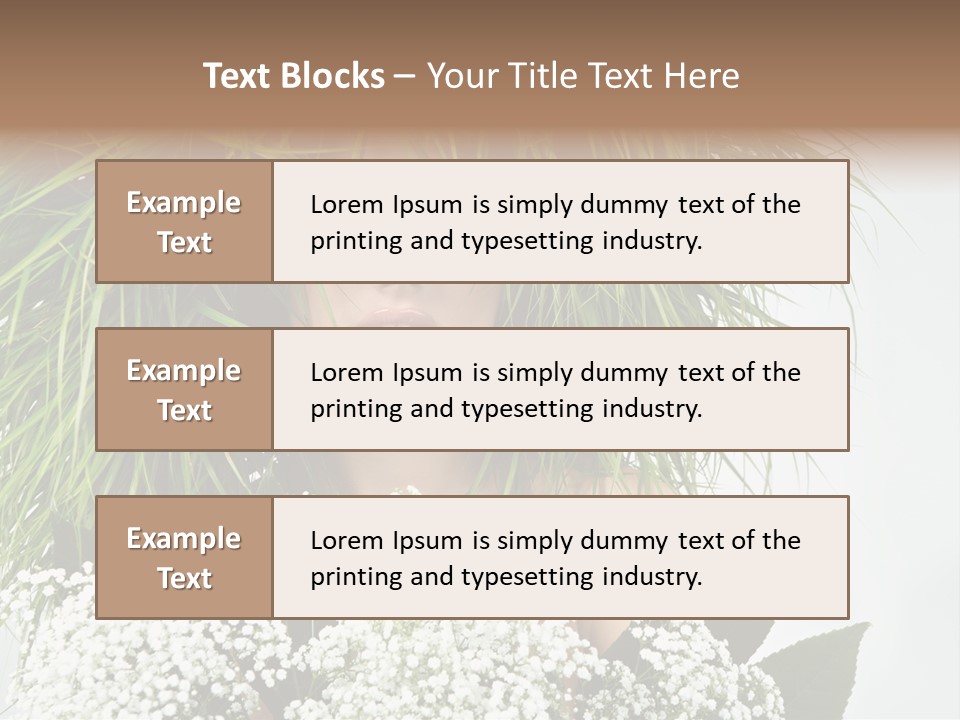 Woman Eco Girl PowerPoint Template