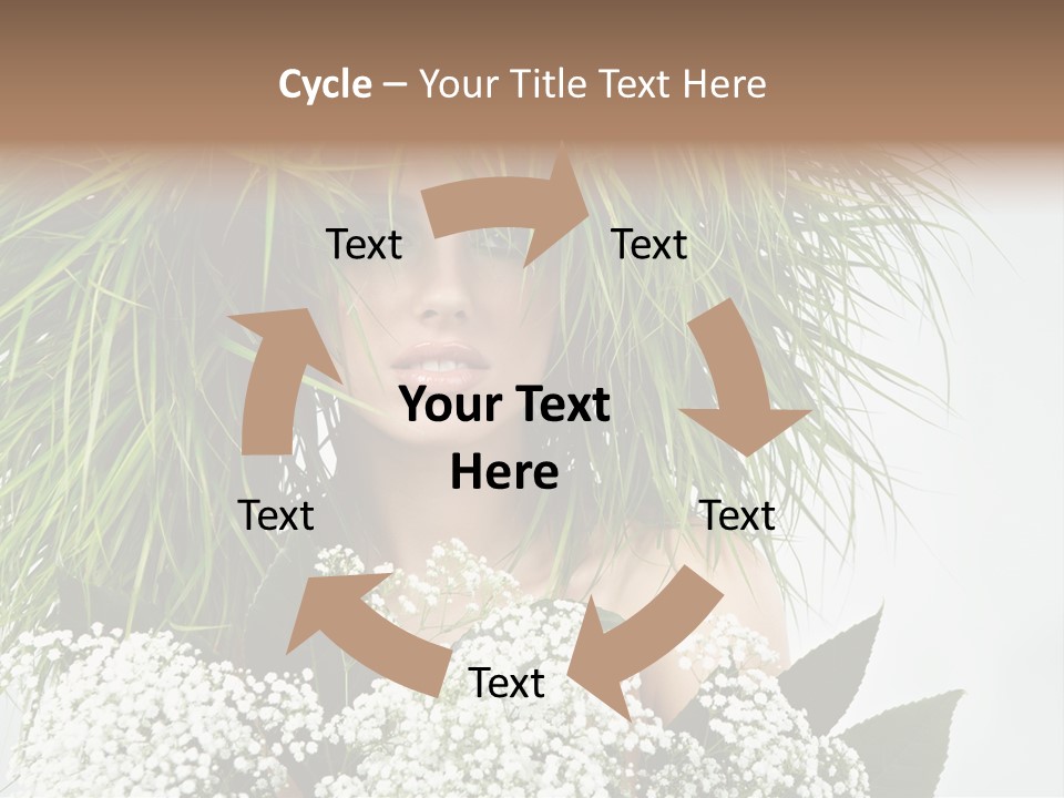 Woman Eco Girl PowerPoint Template