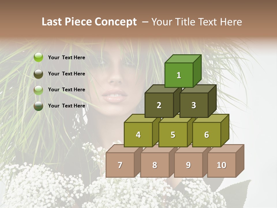 Woman Eco Girl PowerPoint Template