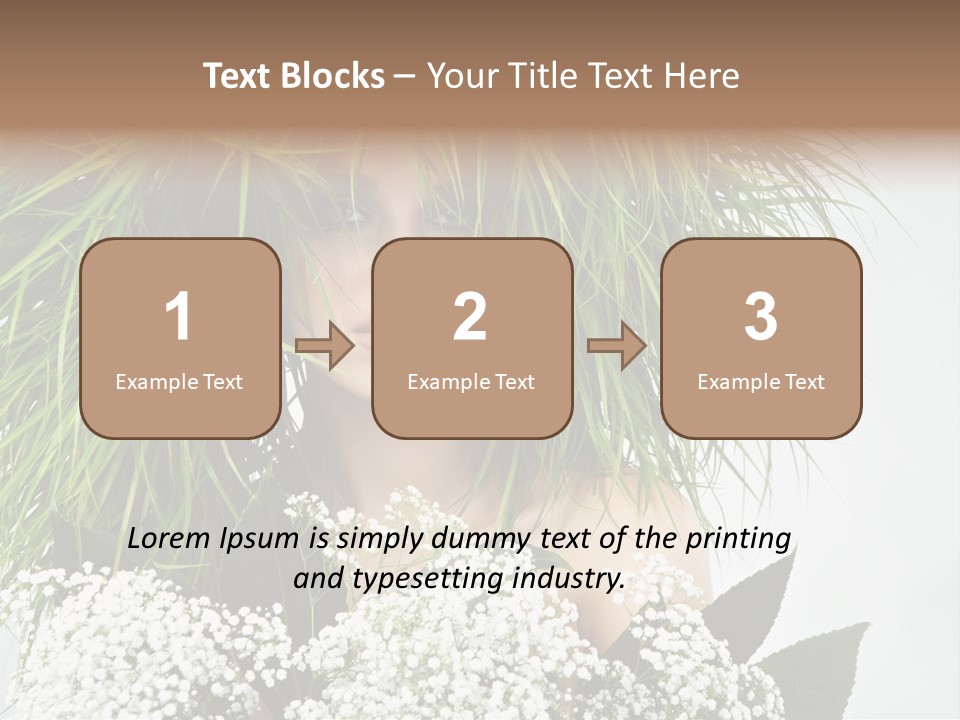 Woman Eco Girl PowerPoint Template