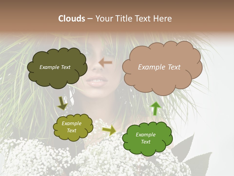 Woman Eco Girl PowerPoint Template