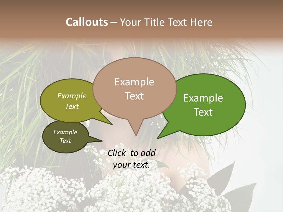 Woman Eco Girl PowerPoint Template