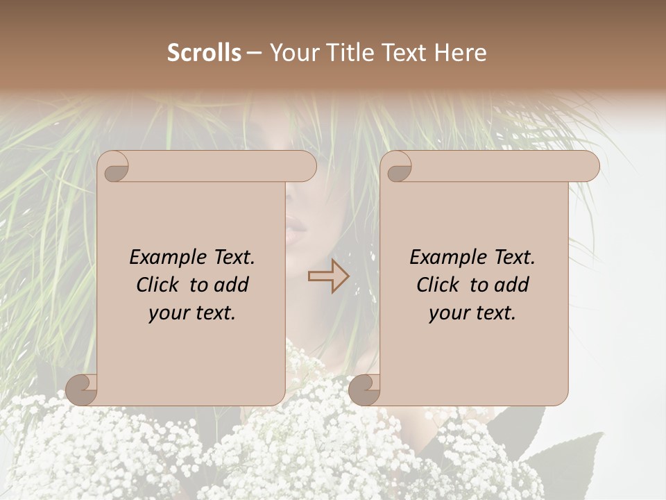 Woman Eco Girl PowerPoint Template