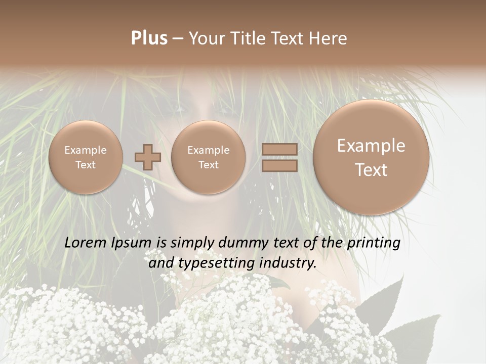 Woman Eco Girl PowerPoint Template