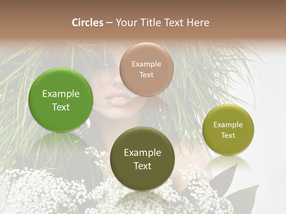 Woman Eco Girl PowerPoint Template