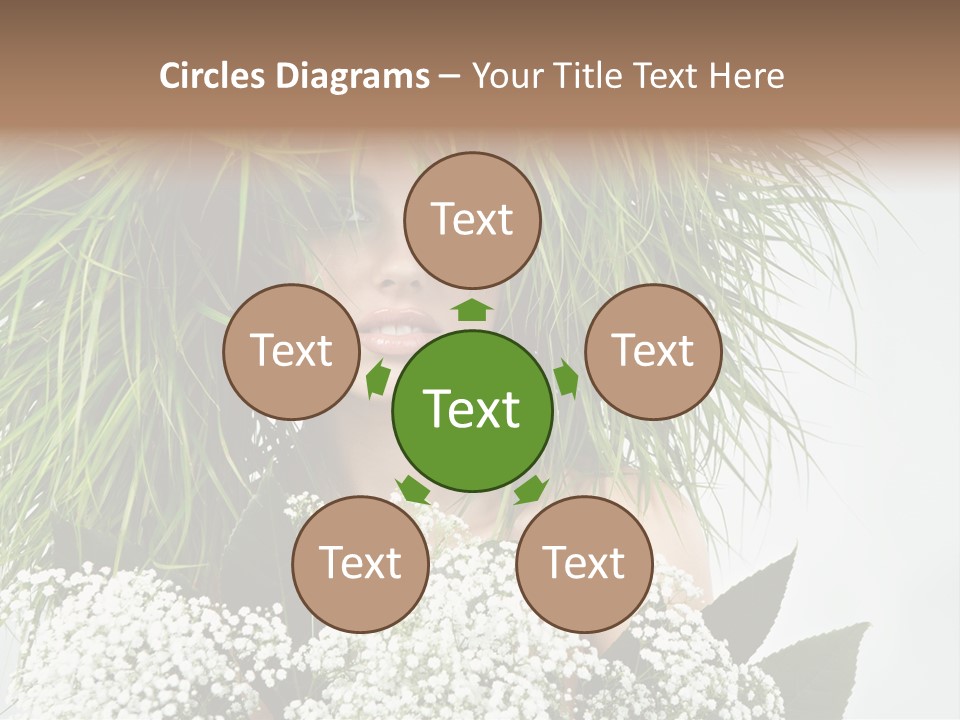 Woman Eco Girl PowerPoint Template