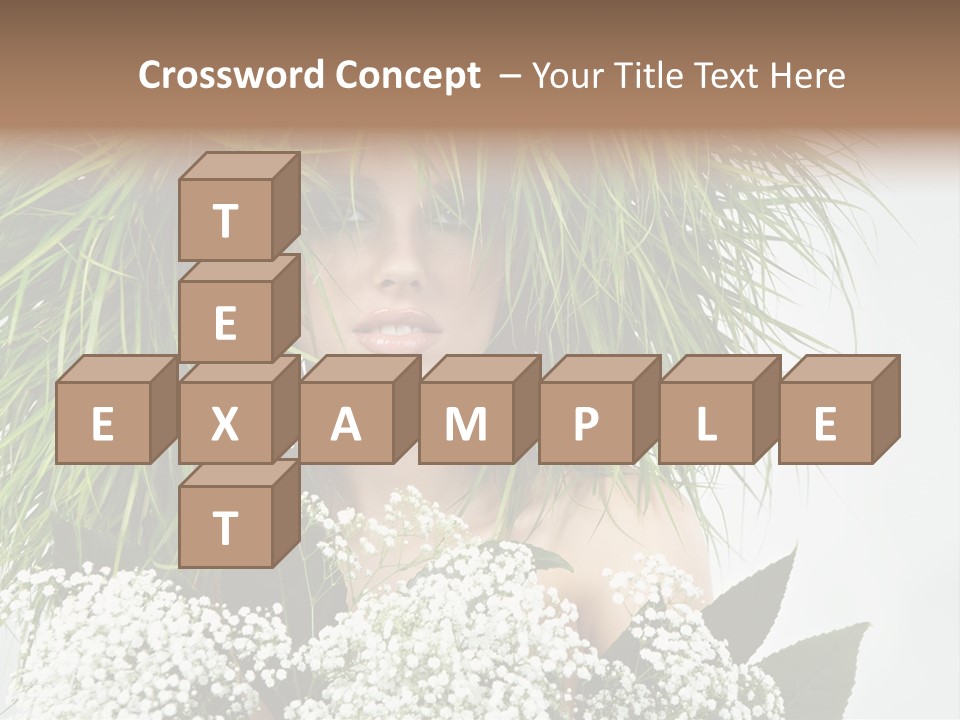 Woman Eco Girl PowerPoint Template