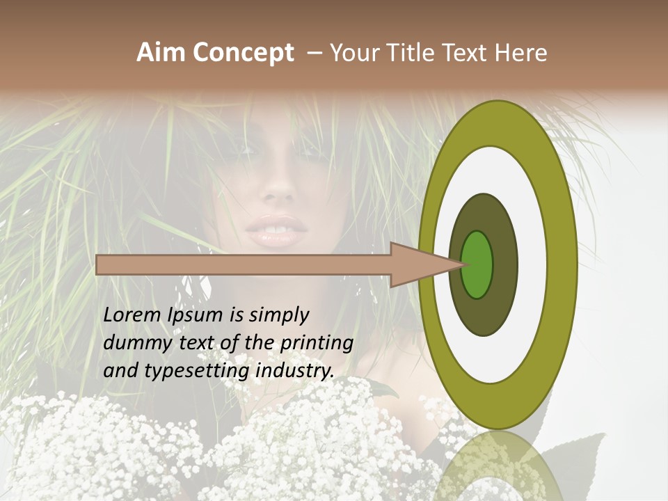 Woman Eco Girl PowerPoint Template