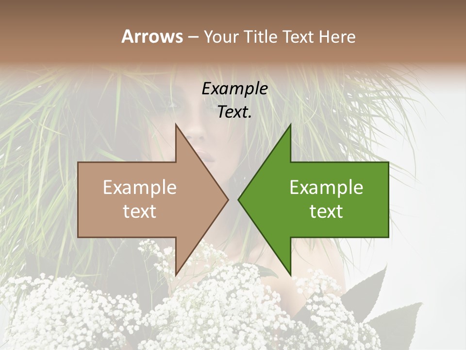 Woman Eco Girl PowerPoint Template