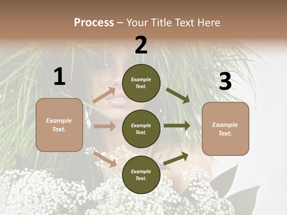 Woman Eco Girl PowerPoint Template