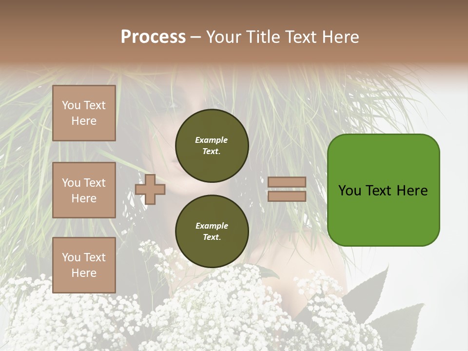 Woman Eco Girl PowerPoint Template