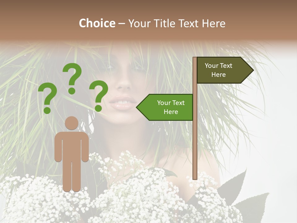 Woman Eco Girl PowerPoint Template