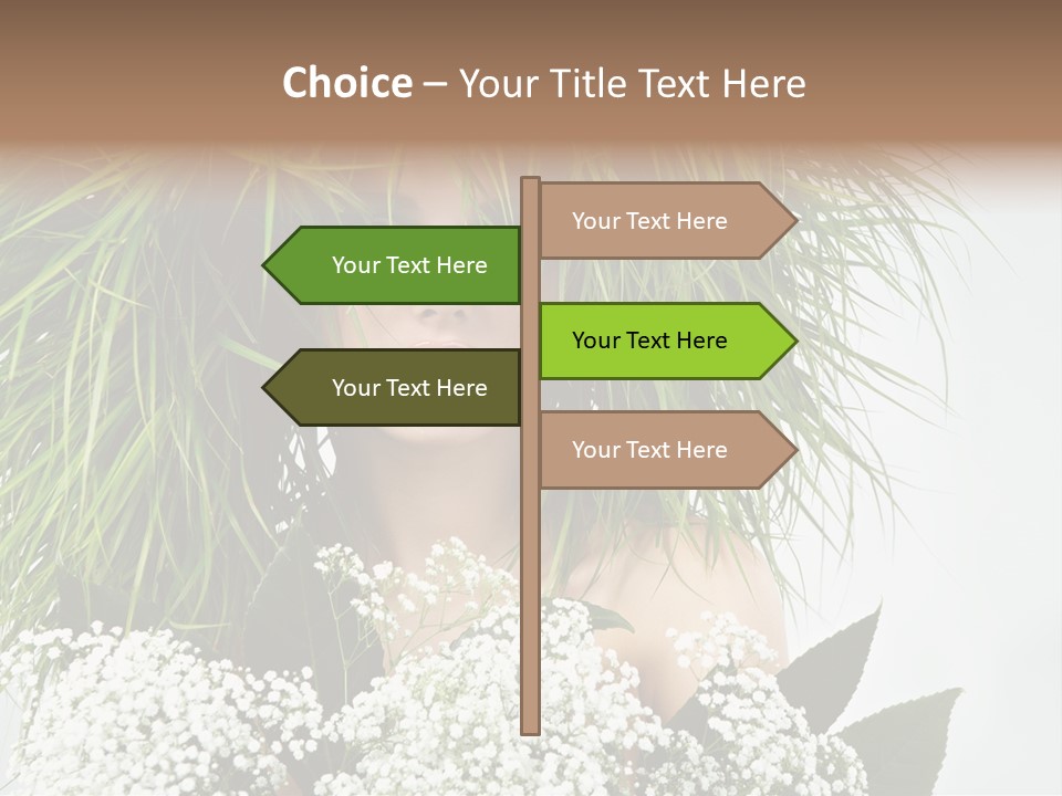 Woman Eco Girl PowerPoint Template