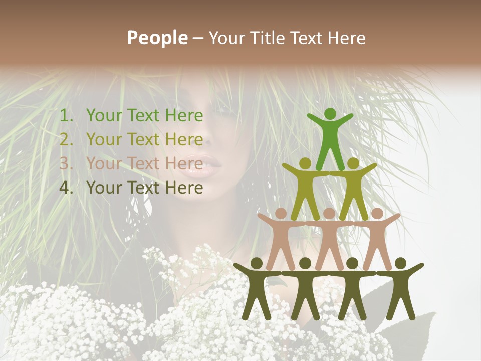 Woman Eco Girl PowerPoint Template