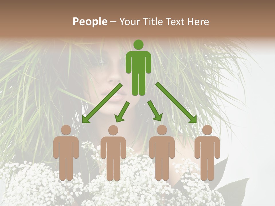 Woman Eco Girl PowerPoint Template