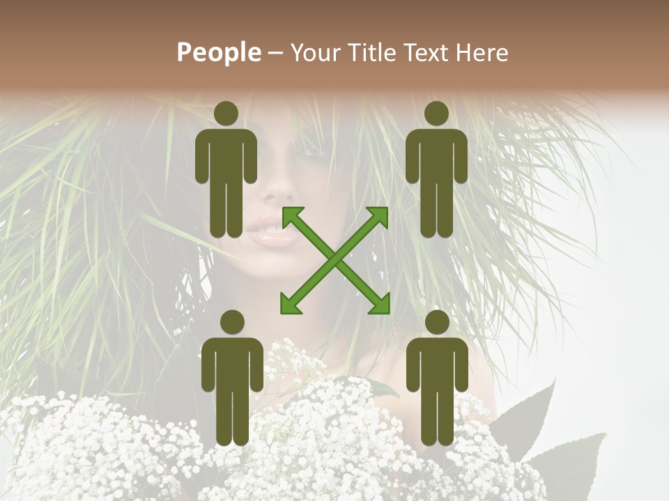 Woman Eco Girl PowerPoint Template