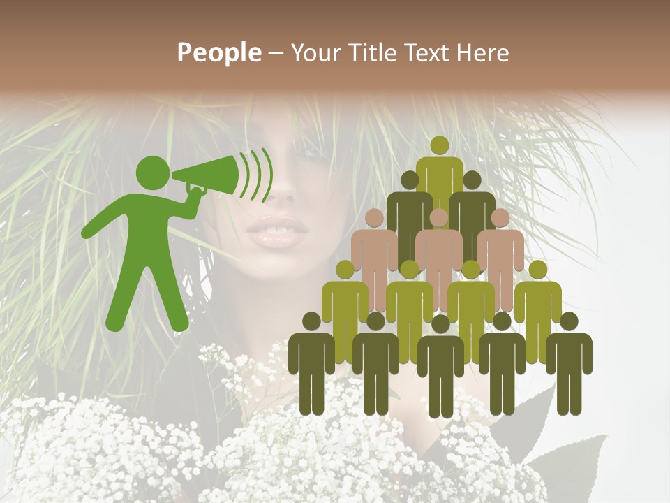 Woman Eco Girl PowerPoint Template