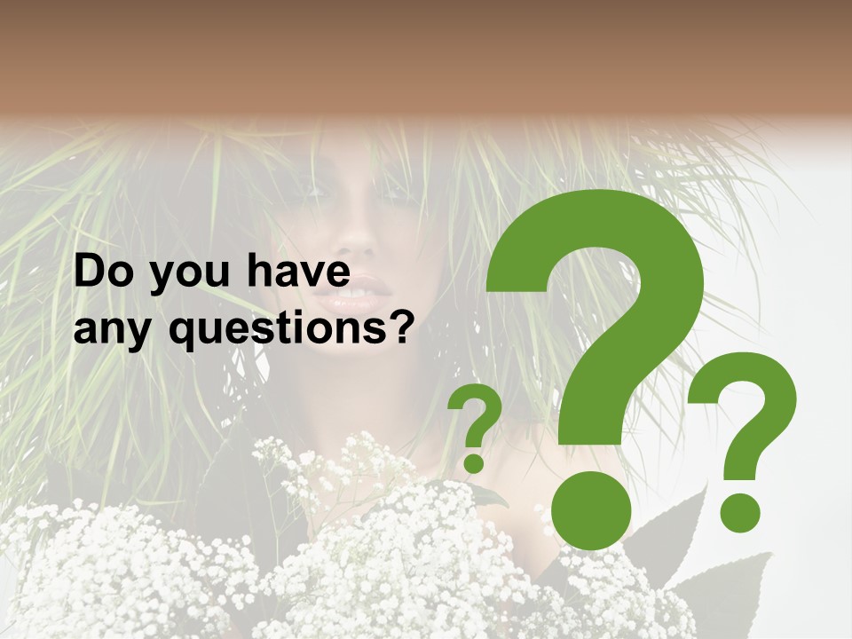 Woman Eco Girl PowerPoint Template