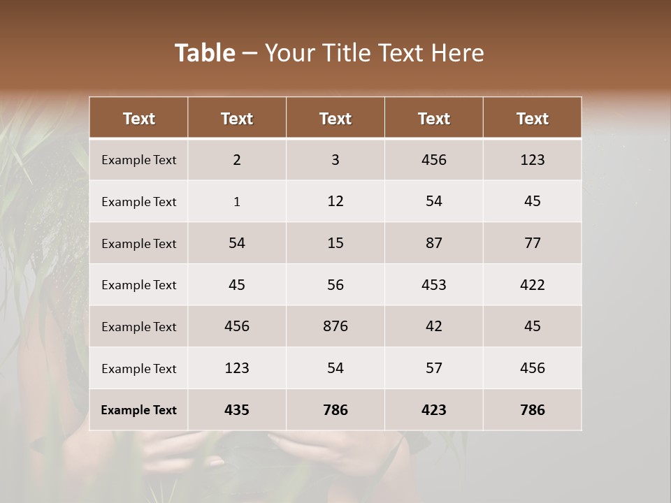 Concept Natural Life PowerPoint Template