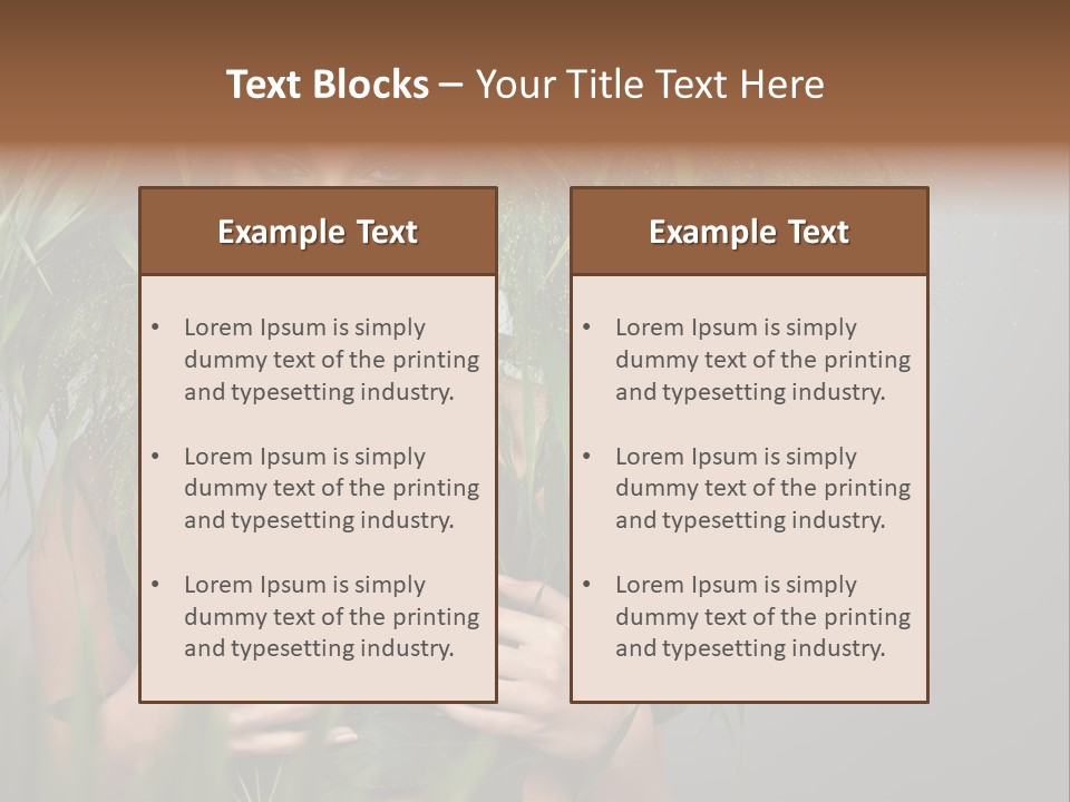 Concept Natural Life PowerPoint Template
