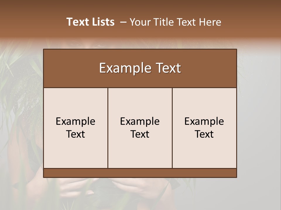 Concept Natural Life PowerPoint Template