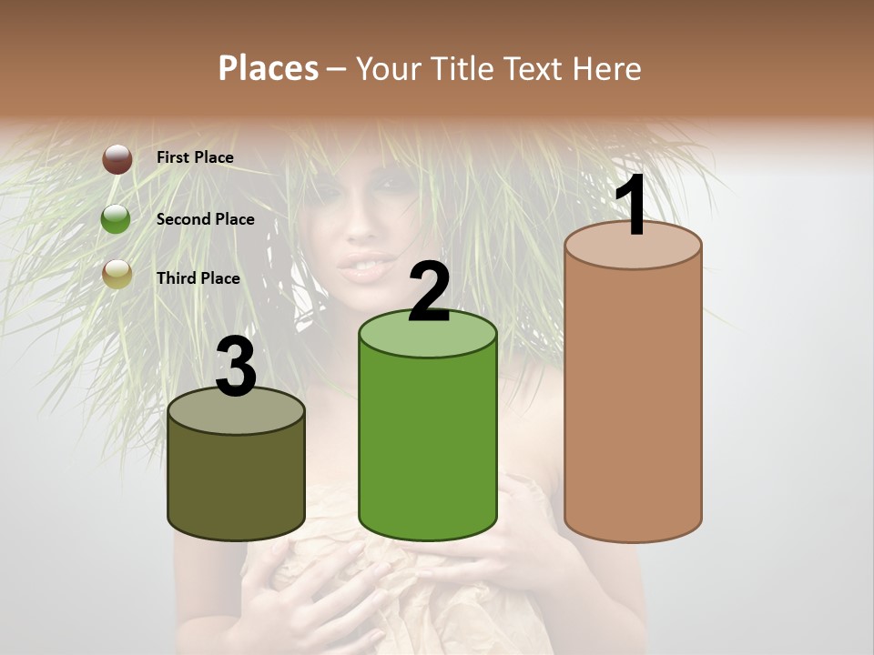 Girl Eco Concept PowerPoint Template