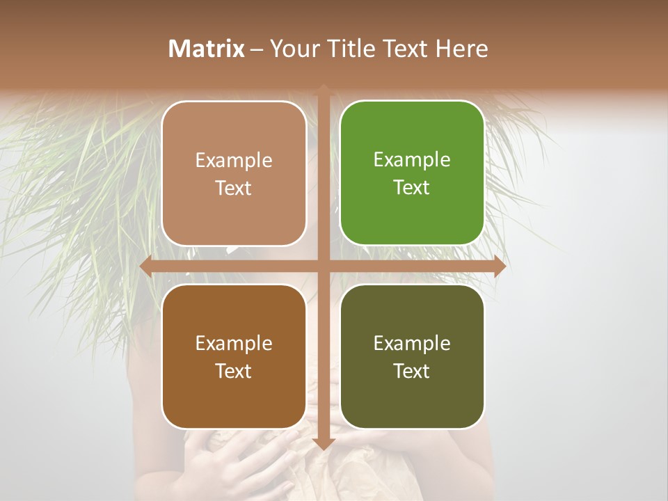 Girl Eco Concept PowerPoint Template