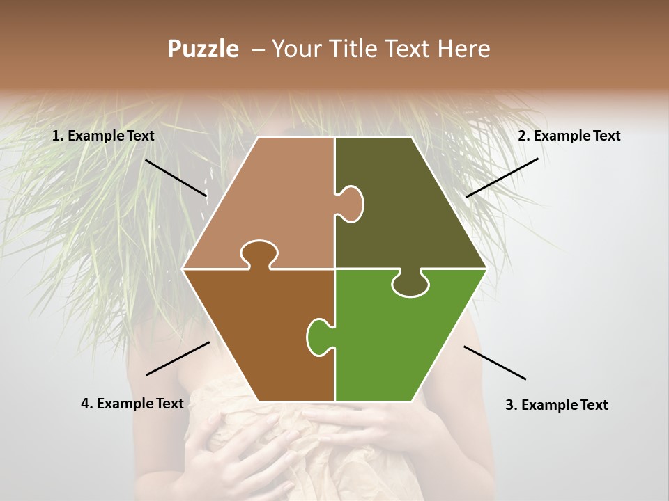 Girl Eco Concept PowerPoint Template