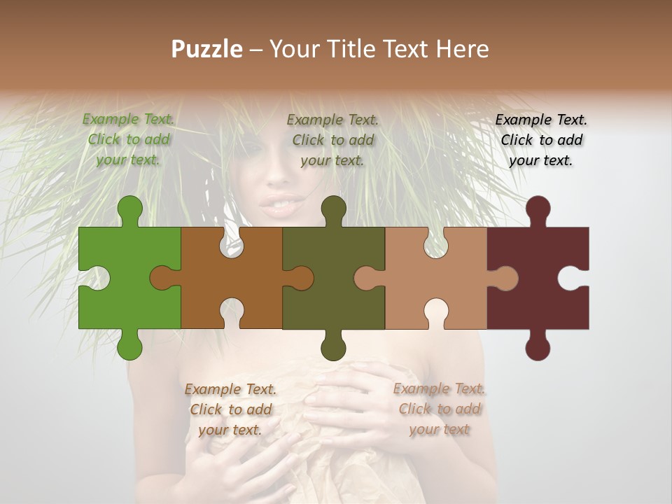 Girl Eco Concept PowerPoint Template