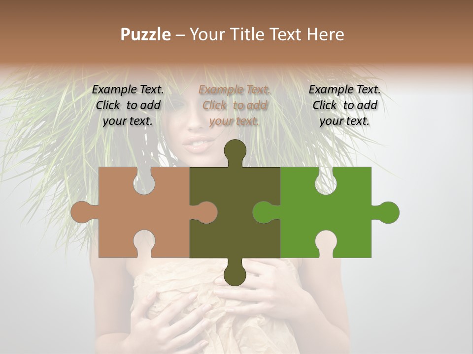 Girl Eco Concept PowerPoint Template