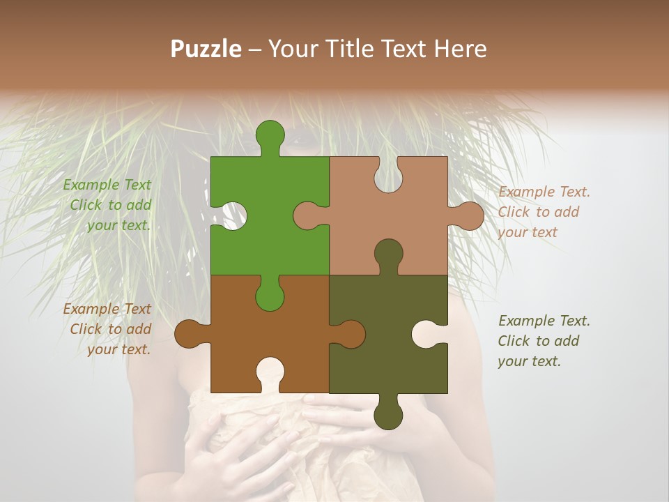 Girl Eco Concept PowerPoint Template