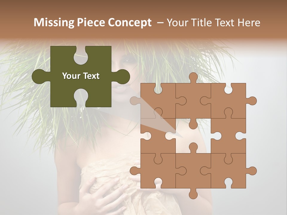 Girl Eco Concept PowerPoint Template