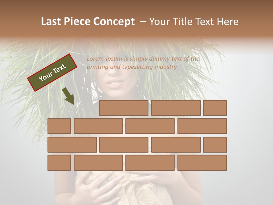 Girl Eco Concept PowerPoint Template