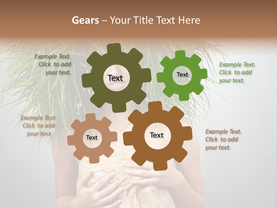 Girl Eco Concept PowerPoint Template