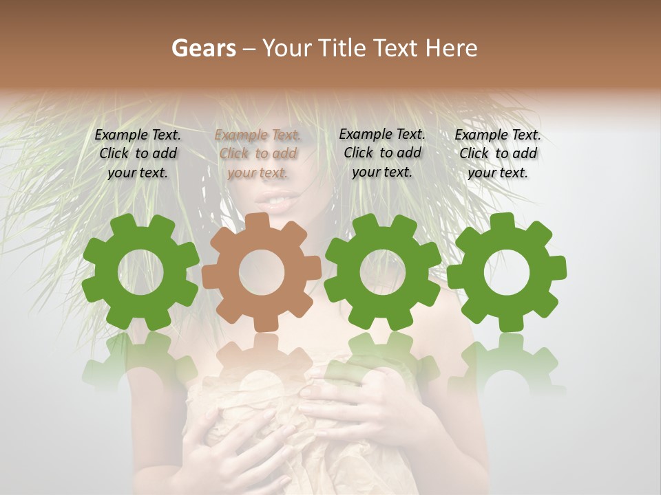 Girl Eco Concept PowerPoint Template