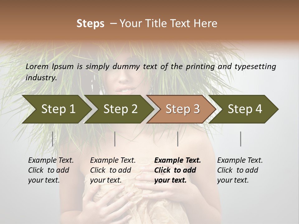 Girl Eco Concept PowerPoint Template