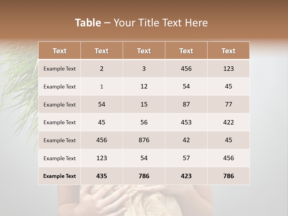 Girl Eco Concept PowerPoint Template