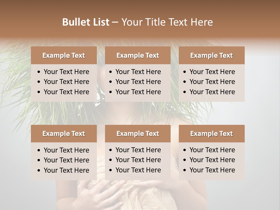 Girl Eco Concept PowerPoint Template