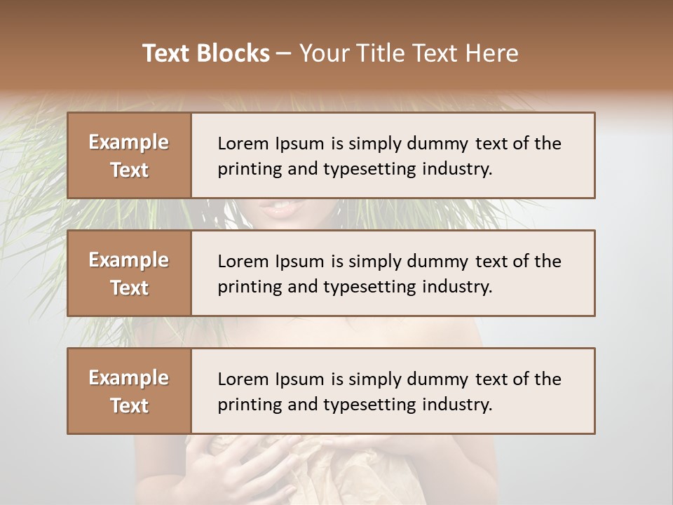 Girl Eco Concept PowerPoint Template