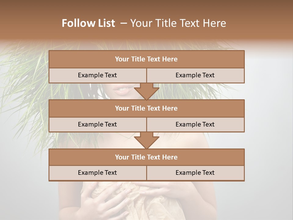 Girl Eco Concept PowerPoint Template