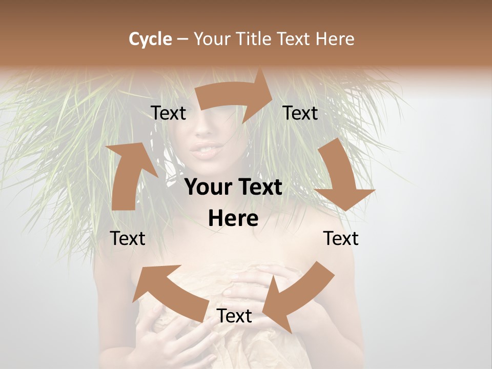 Girl Eco Concept PowerPoint Template