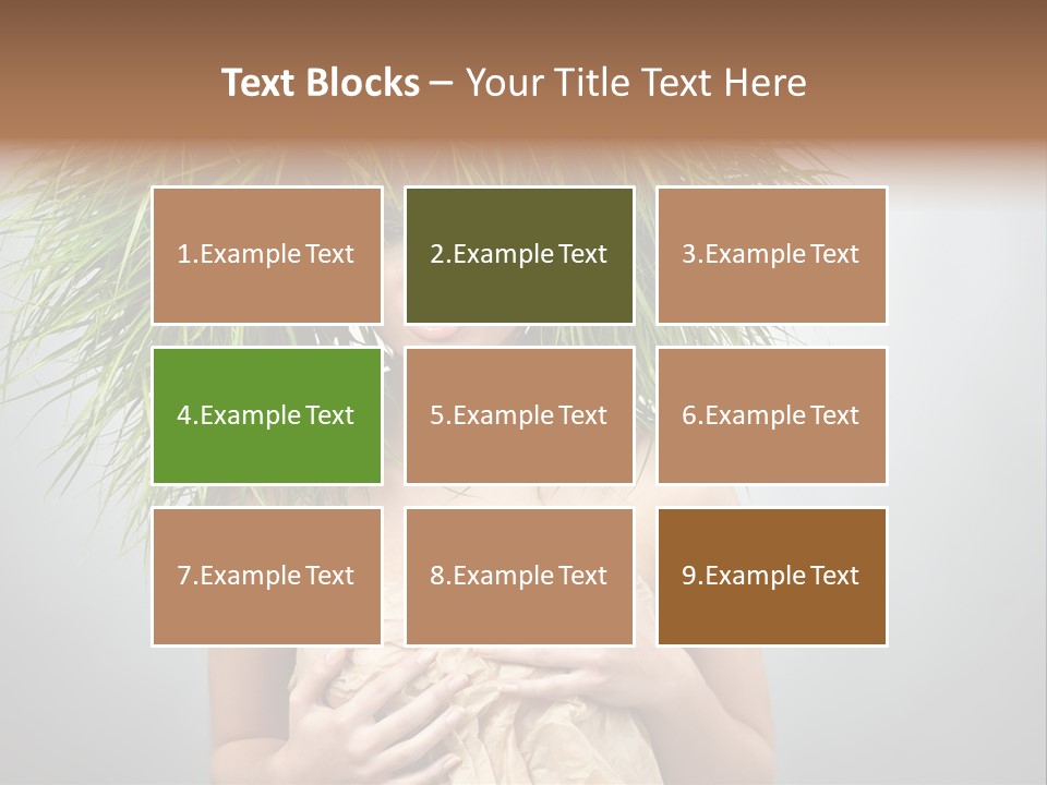 Girl Eco Concept PowerPoint Template