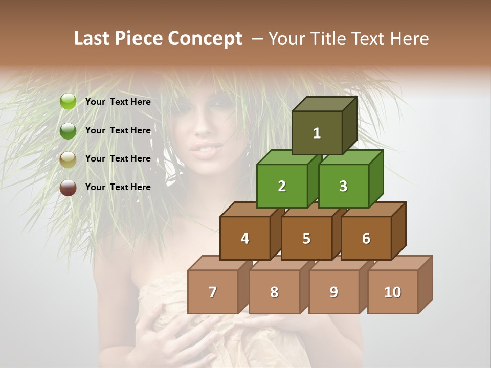 Girl Eco Concept PowerPoint Template