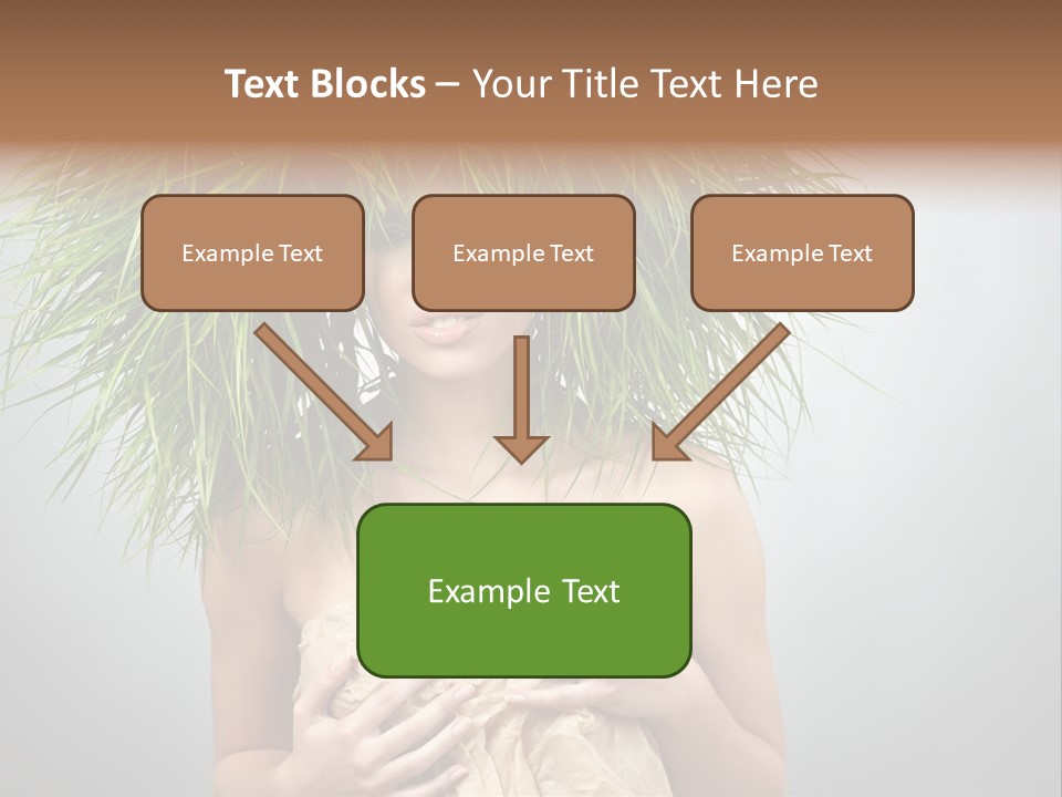 Girl Eco Concept PowerPoint Template