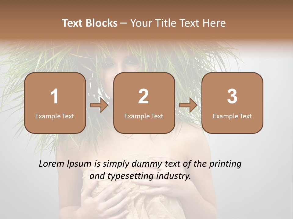 Girl Eco Concept PowerPoint Template