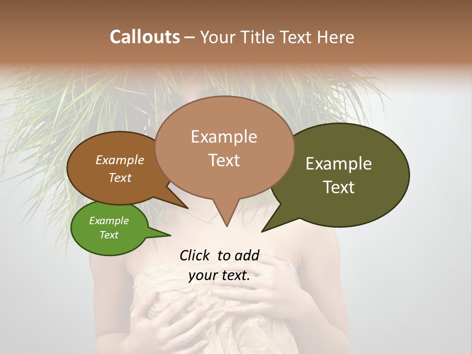 Girl Eco Concept PowerPoint Template