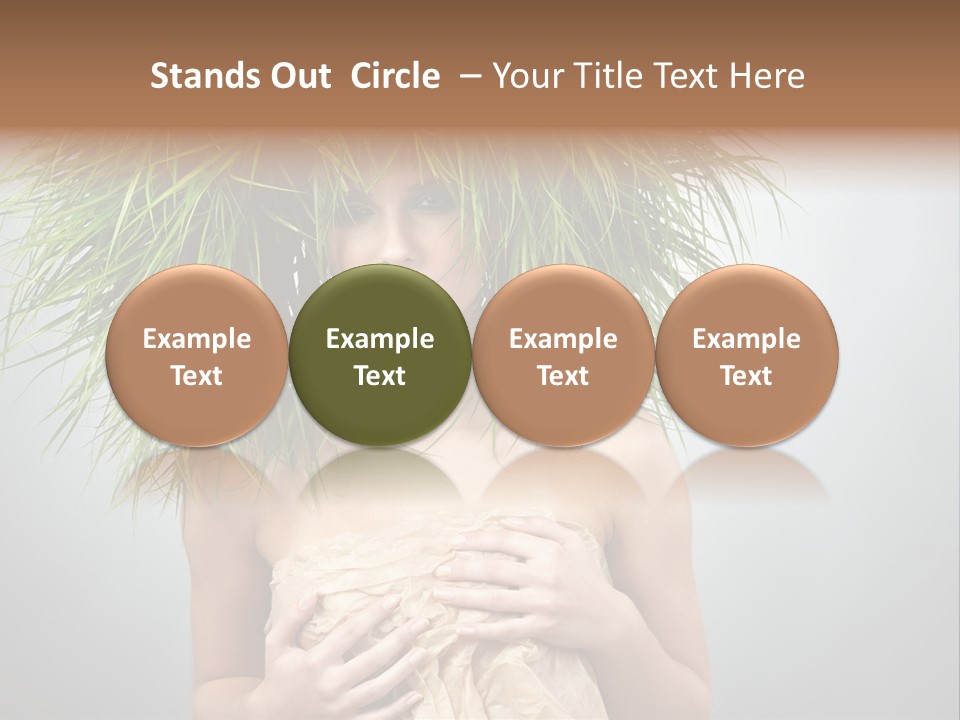 Girl Eco Concept PowerPoint Template